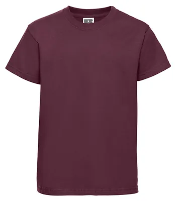 Productafbeelding van Russell - "Classic" T-shirt voor kinderen, model LT4488 (maat 92) in bordeauxrood