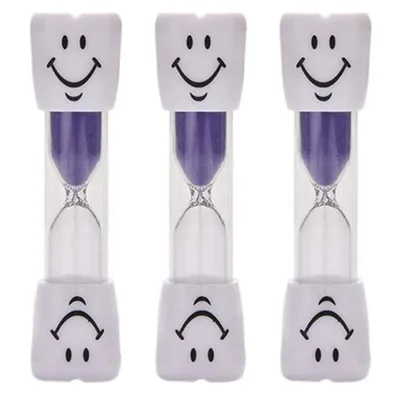 Produktbild von Putztimer, 3-Minuten-Dental-Sanduhr für Kinder, Sanduhr zum Zähneputzen,Lila