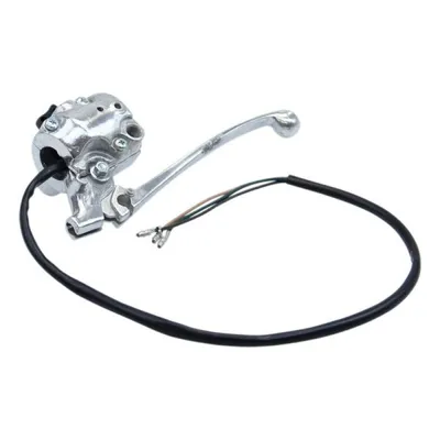 Obrázok produktu pre Páka brzdy s rukoväťou plynu strieborná pre Yamaha FS1 50 1987-1989