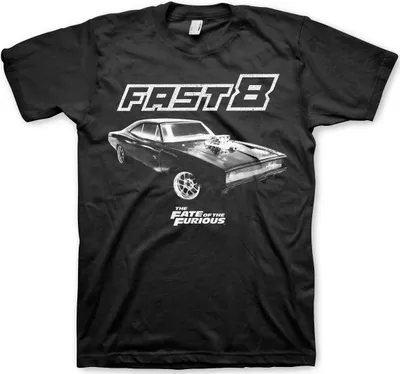 Produktbild von Fast 8 Dodge T-Shirt - XX-Large - Black