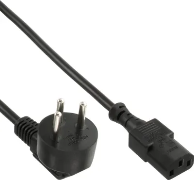Zdjęcie produktu dla InLine 16653S, 3 m, Wtyczka zasilająca typu H, C13 panel, 10 A