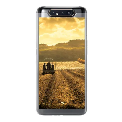 Produktbild von MuchoWow® Handyhülle Schutzhülle Hülle für Samsung Galaxy A80 Traktor - Bauernhof - Berg Silikon Softcase Handy Hülle - Schutzdeckel