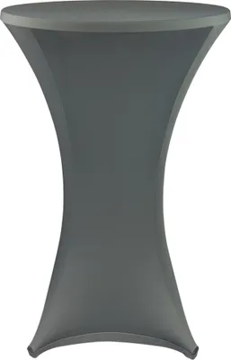 Produktbild von Diluma Stehtischhusse Stretch Elastique formgenäht in edlem Design, Farbe:Anthrazit, Größe:Ø 60-65 cm