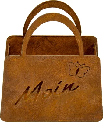 Produktbild von Rost Pflanztasche Moin Edelrost Garten Deko Metall Gartendeko