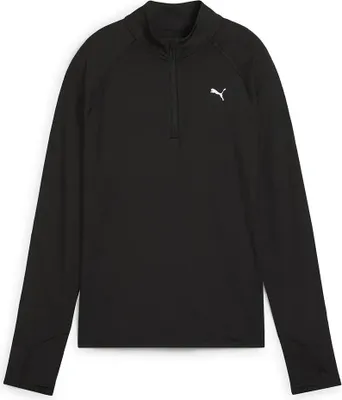 Produktbild von Puma W RUN VELOCITY CLOUDSPUN 1/4 ZIP - schwarz, Größe:M
