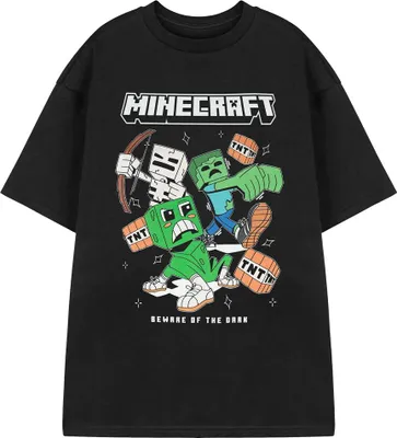 Produktbild von Minecraft - "Tnt" T-Shirt für Herren, kurzärmlig NS9328 (XXL) (Schwarz)