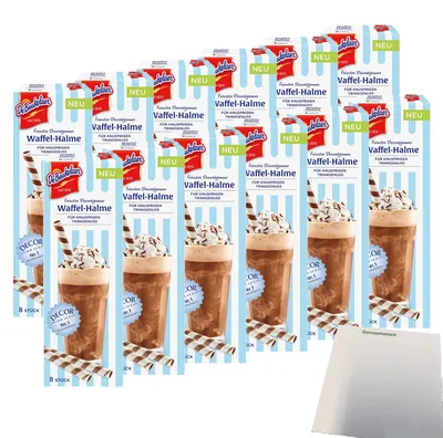 Produktbild von DeBeukelaer Waffel-Halme (12x53g Packung) VPE + usy Block