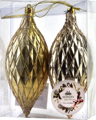 Immagine prodotto di Palline di Natale in plastica Babbo Natale viola e oro, 2 pezzi