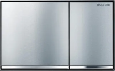 Zdjęcie produktu dla Geberit Omega60 - Przycisk sterujący podtynkowy, chrom szczotkowany 115.081.GH.1
