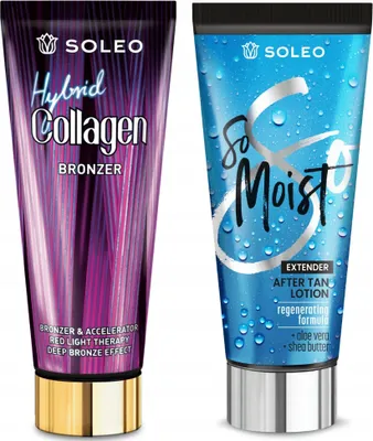 Image de Soleo Collagen Hybrid Tanning Bronzer + Moisturising Balm Set