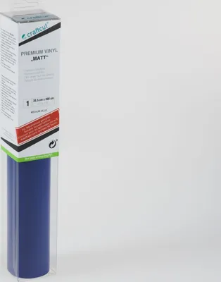 Produktbild von craftcut M36 Plotterfolie matt MEDIUM-BLUE 30,5 x 300 cm