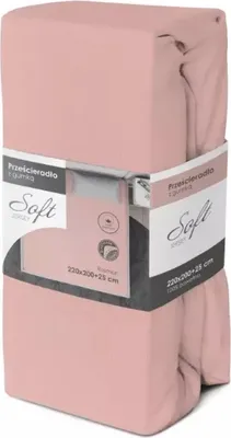 Produktbild von Prześcieradła Jersey Soft pudrowy róż - 160 x 200 [cm]