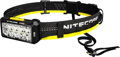 Obrázok produktu pre Nitecore HU2000, Čelovka, Čierna, Žltá, Hliník, Polykarbonát, Tlačidlá, 2 m, 1 m