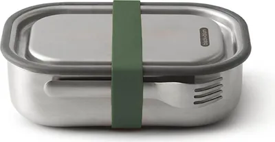 Immagine prodotto di Porta pranzo in acciaio L, oliva / Black+Blum