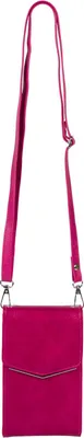 Produktbild von styleBREAKER Mini Umhängetasche mit V-Klappe und Metall Detail | kleine Handytasche zum Umhängen | elegante Crossbody Bag mit Kartenfächern für Damen