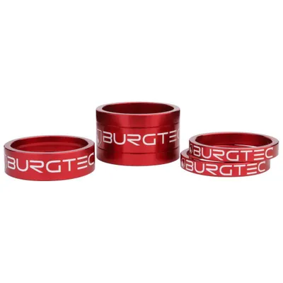 Obrázok produktu pre Sada podložiek pod predstavec Burgtec Race Red 5/10/20 mm