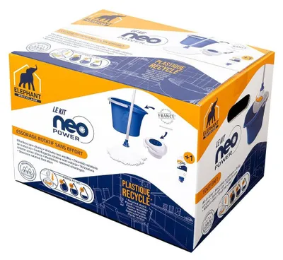 Image de Kit pulse + 2 recharges balai franges elephant