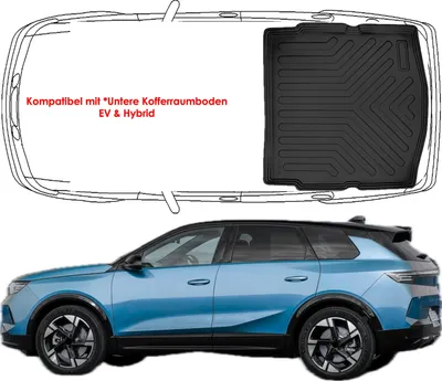 Produktbild von Trimak Untere Kofferraumwanne kompatibel mit Opel Grandland 2.Gen ab 2024 EV & Hybrid