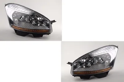 Produktbild von Scheinwerfer passend für Citroen C4 Picasso 07-10 H7 H1 Set Links Rechts 00006208A8 6208A8 00006206A8 6206A8 Johns