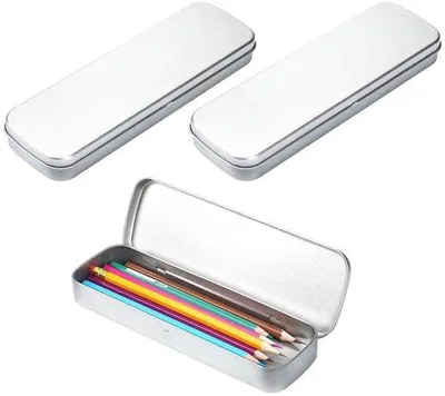 Produktbild von Famanu Metallene Aufbewahrungsboxen 3er Set - Rechteckig, Silber