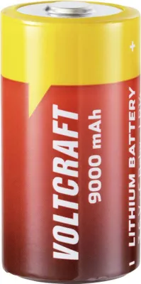 Produktbild von VOLTCRAFT ER26500 Spezialbatterie, Knopfzellenformat (C), Lithium-Thionylchlorid, 3,6 V, 9000 mAh, 1 Stück.