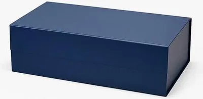 Image de Coffret cadeau magnétique, bleu foncé, 500 x 340 x 145 mm (dimensions extérieures) XL
