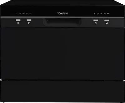 Produktbild von Tomado Tomado TDW5501B - Mini-Geschirrspüler - Freistehend - 6 Gedecke - 5 Programme - Schwarz
