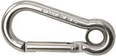 Immagine prodotto di Kong Key Lock Moschettone in acciaio inox con ghiera 10 mm 100 mm Karabina