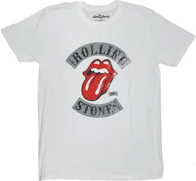 Image de The Rolling Stones - "Tour 1978" T-shirt homme/femme unie RO840 (M) (Blanc)