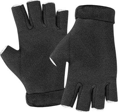 Produktbild von INF Halbfingerhandschuhe mit Fleecefutter Schwarz