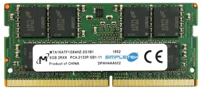 Immagine prodotto di Micron Ddr4 8gb 3200mhz Modulo Banco Memoria Ram Sodimm Notebook Aio