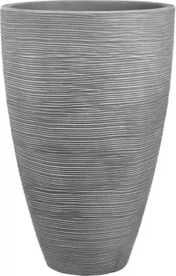 Obrázok produktu pre Obal na kvetináč TROPEA tmavosivý plast d40x60cm
