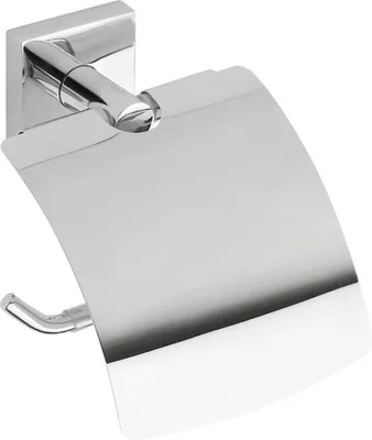 Produktbild von Sapho X-SQUARE Toilettenpapierhalter mit Deckel, Chrom