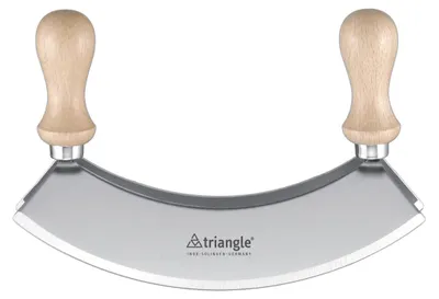 Produktbild von triangle Wiegemesser Buche zweischneidig 18cm