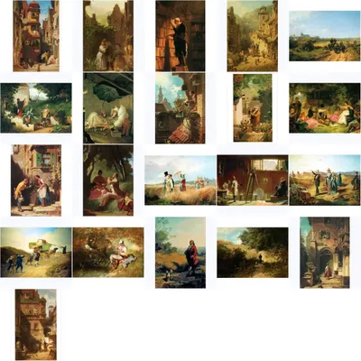 Produktbild von Kunstkarten-Komplett-Set Carl Spitzweg