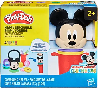 Produktbild von Play-Doh Disney Junior Stapelformen, Modellierset, Kreatives Spielzeug, Vorschulspielzeug, Ab 2 Jahren