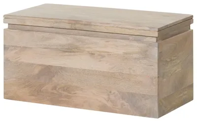 Produktbild von MASSIVMOEBEL24 Truhe Mango 80x40x40 weiß lackiert TORONTO #316