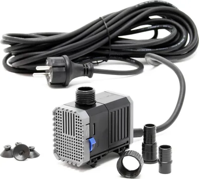 Produktbild von SunSun CHJ-500-10 ECO Teichpumpe 500 l/h / 7 W, energiesparende Filterpumpe, Bachlaufpumpe für Koiteiche, Umwälzpumpe, Gartenteichpumpe
