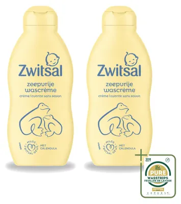 Obrázek produktu pro 2 x Zwitsal Jemný čisticí krém bez mýdla - 200 ml - Balení: 2 kusy