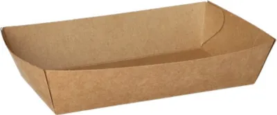Produktbild von Snacktrays, Pappe "pure" 3,8 cm x 8,5 cm x 15,5 cm braun