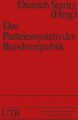 Produktbild von Das Parteiensystem der Bundesrepublik