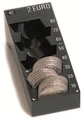 Produktbild von Einzelmünzbehälter Minikord 2 Euro schwarz