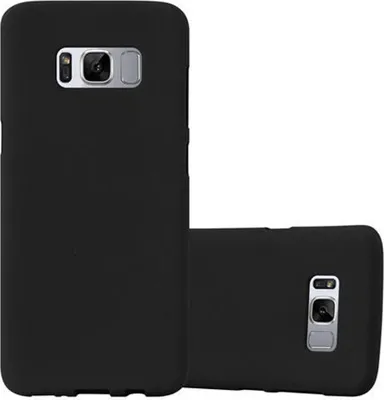 Produktbild von Cadorabo Schutzhülle für Samsung Galaxy S8 Hülle in Schwarz Handyhülle TPU Etui Cover Case