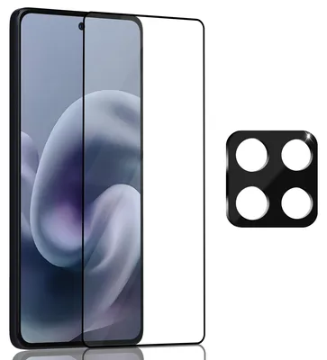 Obrázok produktu pre 1-balenie Motorola Moto G86 Ochranné sklo na displej & 1-balenie ochrana objektívu - Tvrdené sklo 9H - Super kvalita 3D