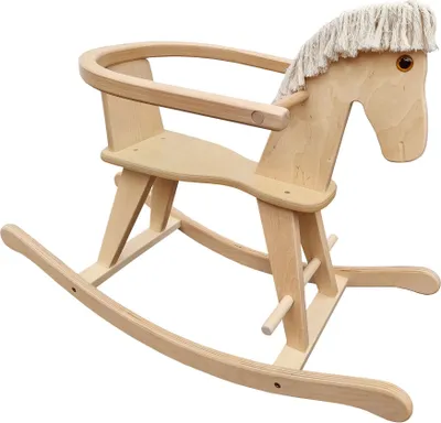 Produktbild von Schaukelpferd Holzpferd Holzspielzeug Holzschaukelpferd Kinderschaukelpferd 96-223