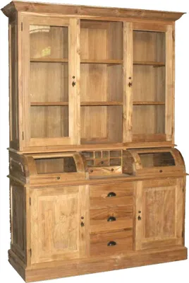 Produktbild von Teako Design Buffetschrank Heberg Teak Massivholz 56x160x223 cm