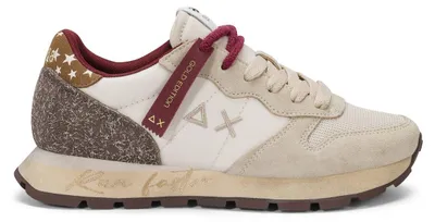 Image de Baskets pour femmes Sun68, modèle Z46207 Ally Vintage, couleur 514 31, blanc crème
