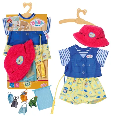 Immagine prodotto di ZAPF Creazione BABY nato ® Bà ¤ r Vestito da pesca, accessori per bamboleà ¶ r