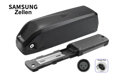 Produktbild von PowerSmart Hailong I-II Rahmen Akku 36V 21Ah 756Wh Samsung Zellen Pedelec E-Bike Lithium-Ionen Akku mit Batteriehalterung