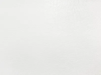 A close-up shot of white leather-look textured material.
